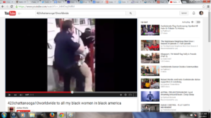 Look at what he watches and sees - VIOLENCE AGAINST BLACK WOMEN! I personally think these vids are TURN ONS for him in light of what he DID and is probably still doing to this day!