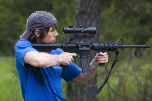 White Man with Gun