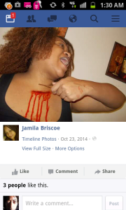 Here is Jamila doing the same...