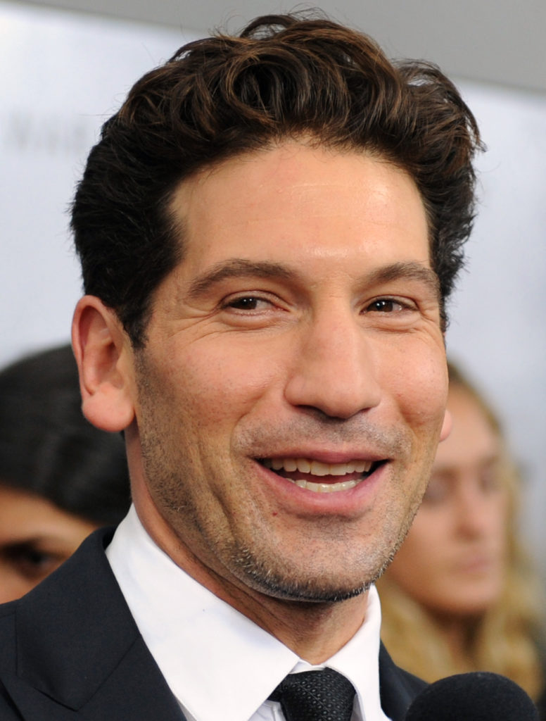Actor Jon Bernthal, who plays the part of “Coon-Ass/Grady Travis, gives interviews with the media on the “Red Carpet” during the world premiere of the movie Fury at the Newseum in Washington D.C. (Department of Defense photo by Marvin Lynchard)