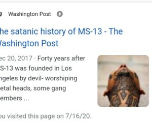 Article Showing MS 13 Members War-shipping Satan CONFIRMS That Wetbucks Are The Hellspawn of Quetzalcoatl