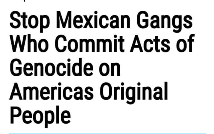 Sign This Petition To Get Rid of Illegal MexicanT Gangs Wreaking Havoc In Black Communities